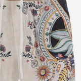 PANTALONI CORTI IN VISCOSA CON STAMPA 80OADF03 CNF05004 JUST CAVALLI 