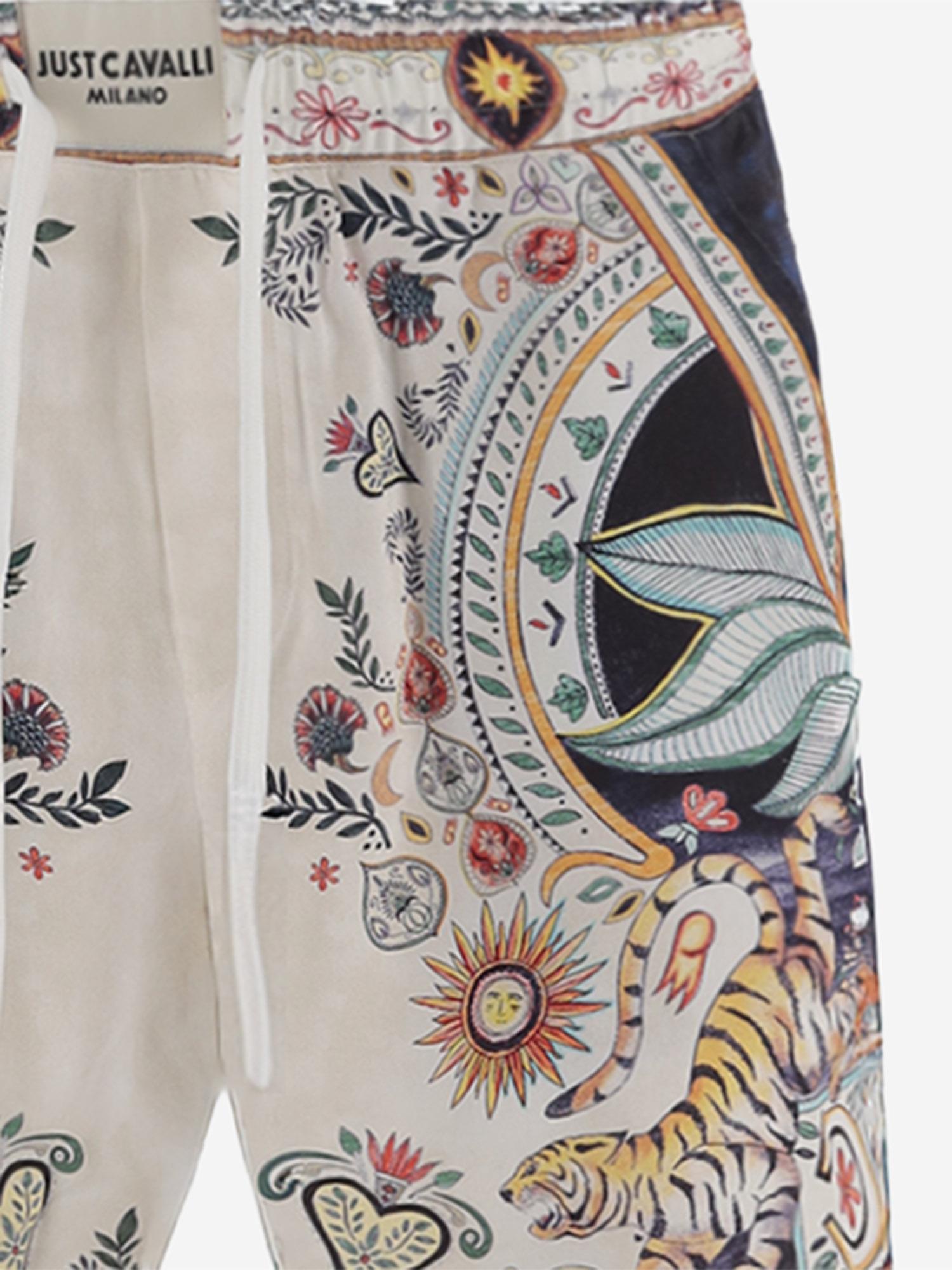 PANTALONI CORTI IN VISCOSA CON STAMPA 80OADF03 CNF05004 JUST CAVALLI 