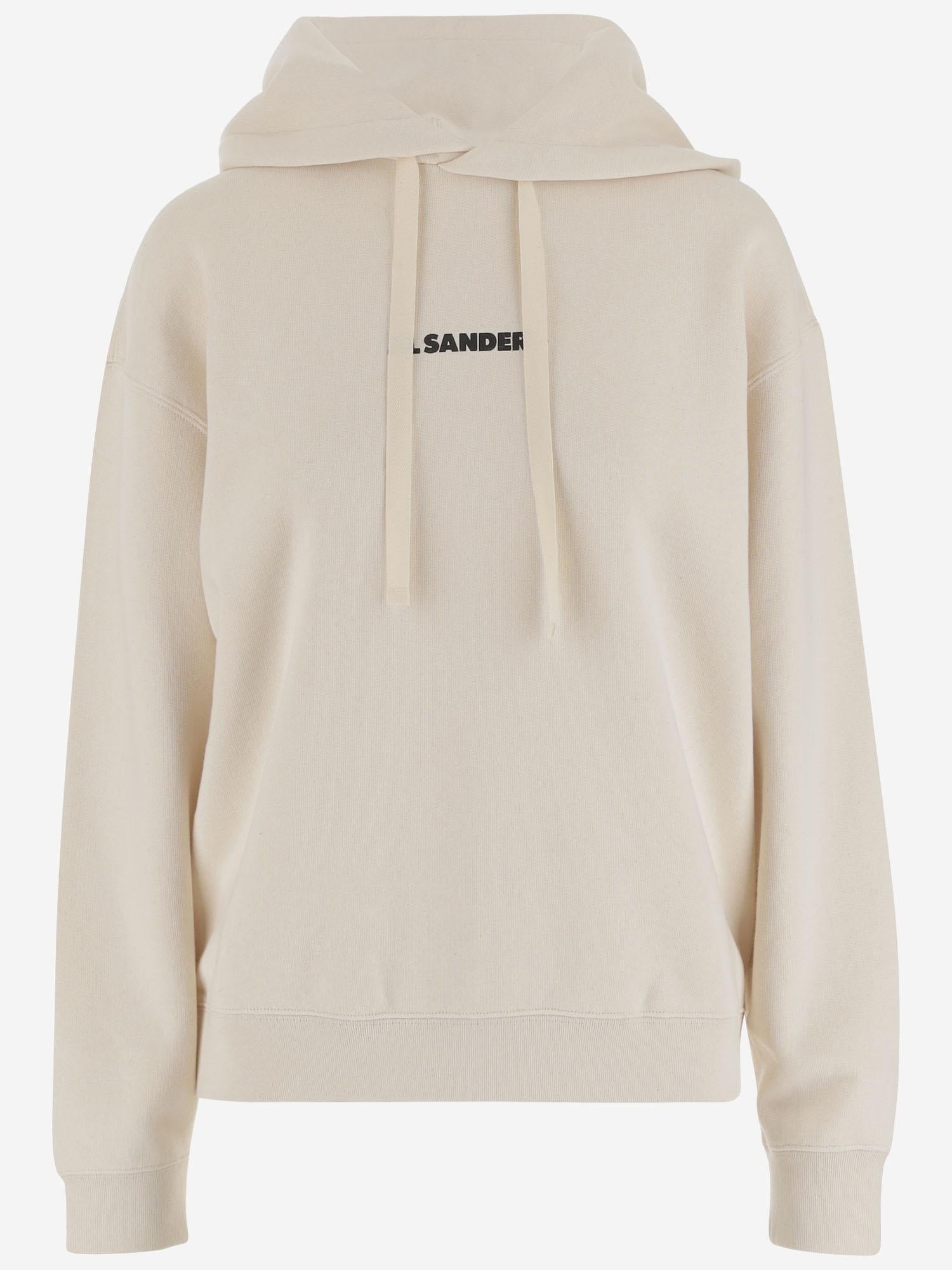 FELPA IN COTONE CON LOGO J40GU0123 J20010279 JIL SANDER 