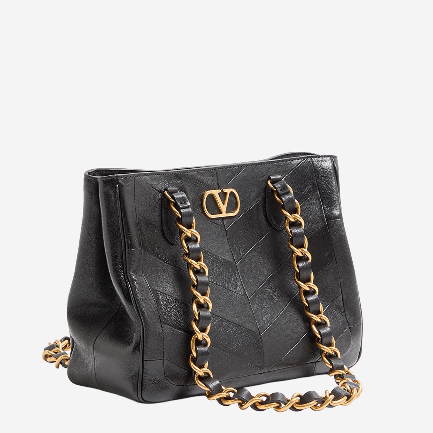 BORSA LASEIN IN PELLE CON MOTIVO CHEVRON 8W2B0T12 PSN0NO VALENTINO GARAVANI 