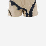 PANTALONI CORTI IN COTONE CON MOTIVO TIE-DYE DAM26TU4 BEIGE DONT @ ME 