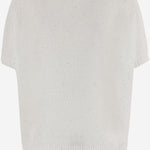 MAGLIA A MANICHE CORTE IN MISTO LINO E COTONE R2Q101 018 BRUNO MANETTI 