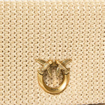 Borsa in rafia con logo 106022 A391C24Q PINKO 