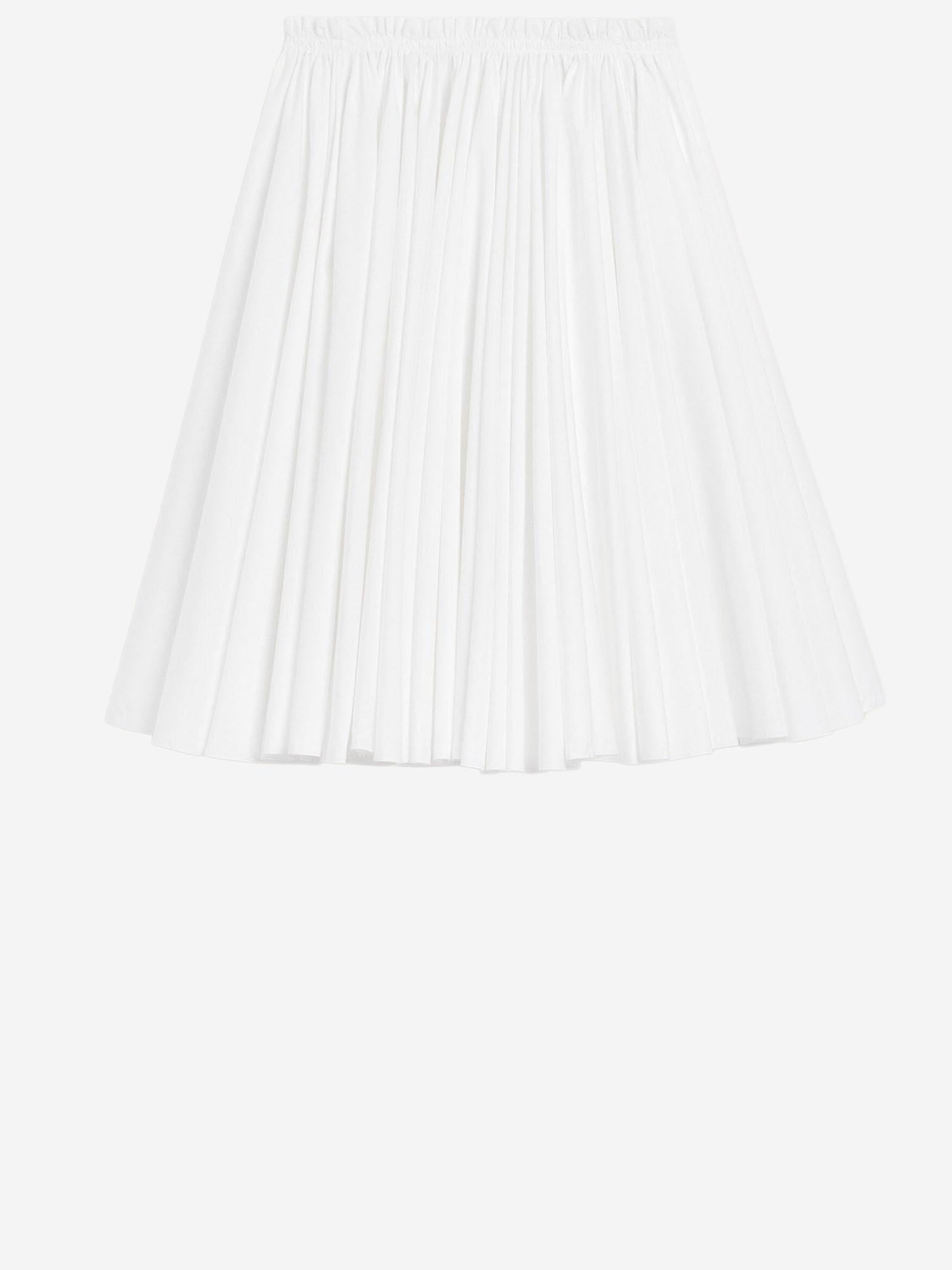 Gonna midi in cotone FSK444CO0063 100 AMI 