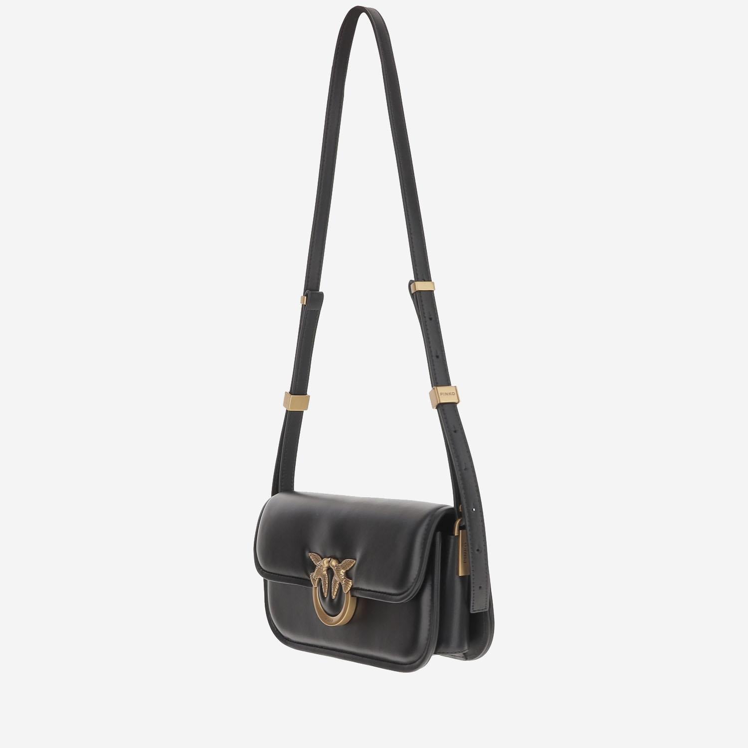 BORSA A TRACOLLA LOVE BAG BOX IN NAPPA 105083 A26LZ99Q PINKO 