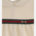 ABITO IN COTONE CON WEB 859754 XJHR99908 GUCCI KIDS 