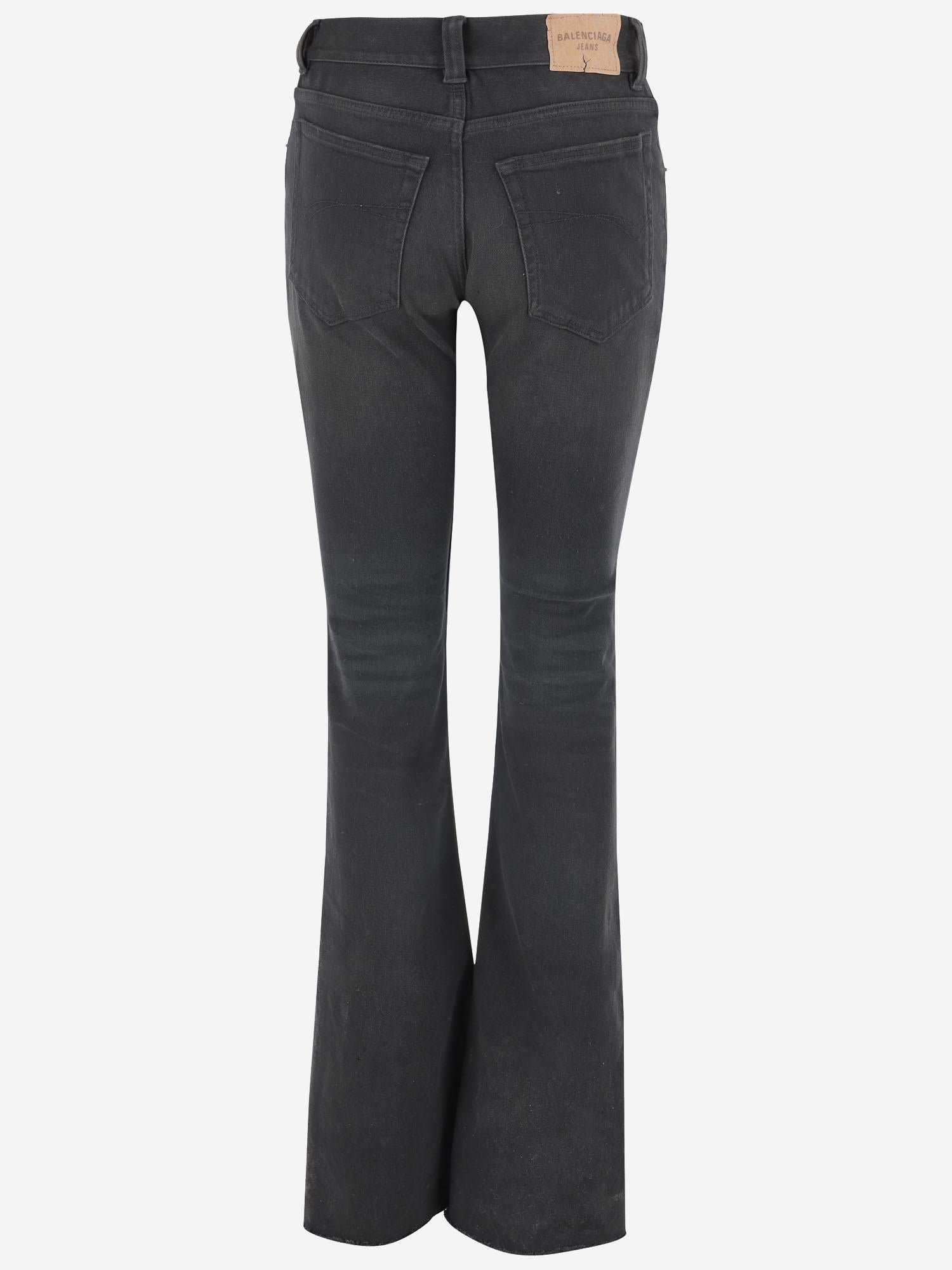 PANTALONI IN COTONE STRETCH 838692 TSWC38582 BALENCIAGA 