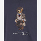 COTTON BLEND SWEATSHIRT WITH POLO BEAR PRINT