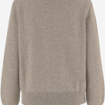 Maglia noval in cashmere 10689Y120 BEI THE ROW 