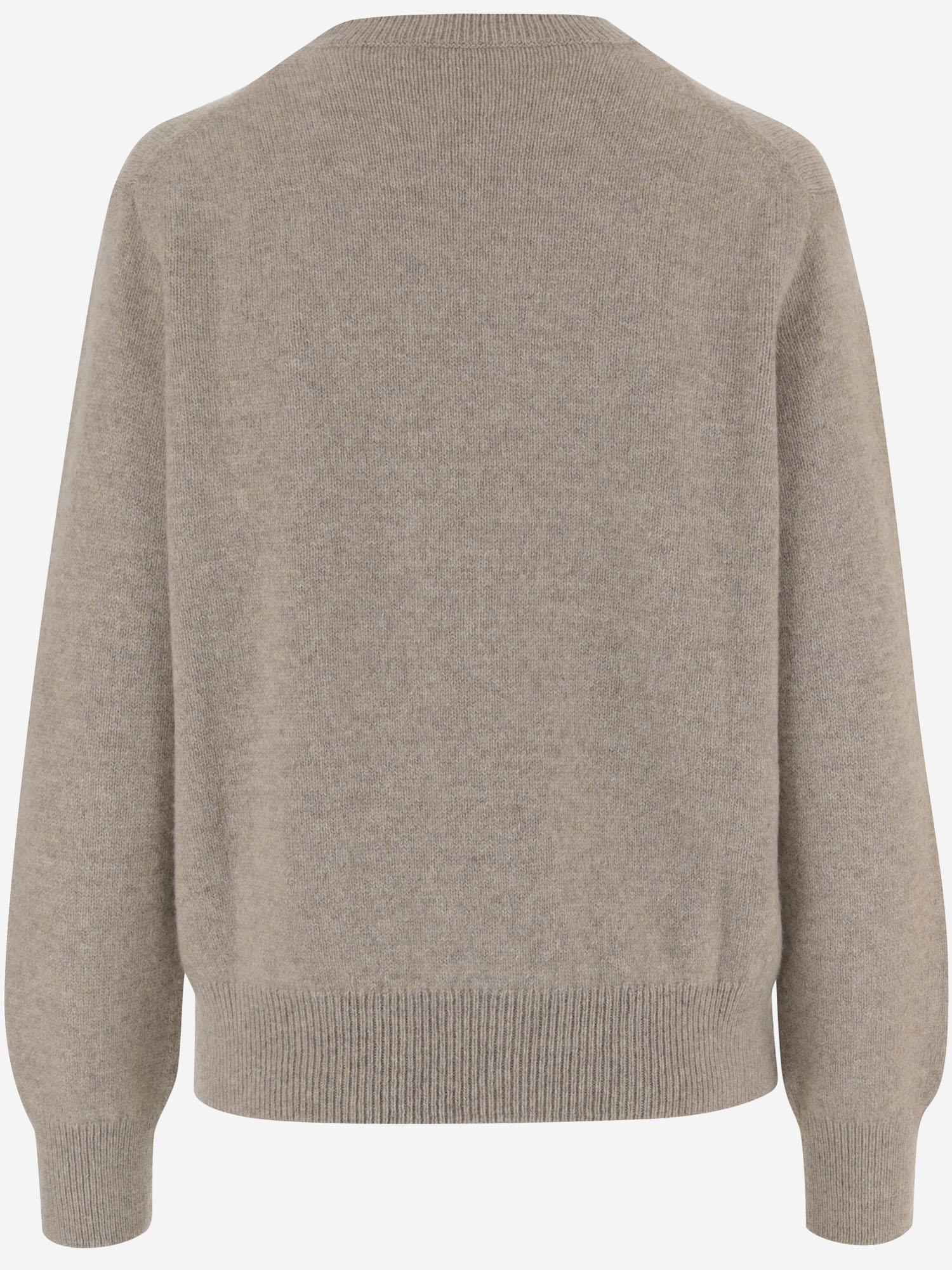 Maglia noval in cashmere 10689Y120 BEI THE ROW 
