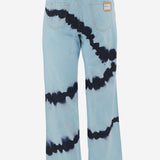 JEANS IN COTONE CON MOTIVO TIE-DYE DAM26TU2 BLUE DONT @ ME 