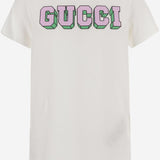 T-SHIRT IN COTONE CON LOGO 547559 XJHFG9214 GUCCI KIDS 
