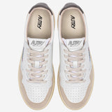 SNEAKERS MEDALIST LOW<BR/> AULMLS15 LEATSUEDEWHTTEAK AUTRY 