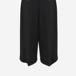 PANTALONI CROPPED IN LANA 10865W4369 BLK THE ROW 
