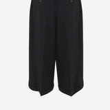 PANTALONI CROPPED IN LANA 10865W4369 BLK THE ROW 