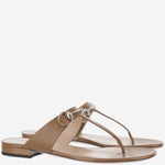 SANDALO INFRADITO IN PELLE 816590 C9D002712 GUCCI 
