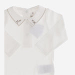 BODY IN COTONE CON COLLETTO RICAMATO W05OUNK00013 002 BONPOINT KIDS 