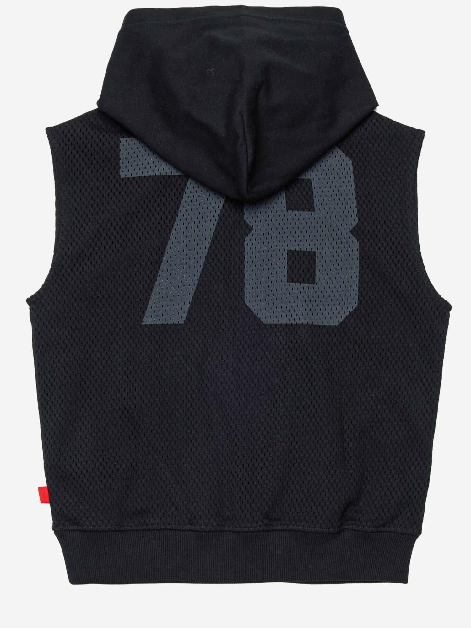 FELPA SENZA MANICHE IN RETE DI COTONE J02591 KYA0MK900 DIESEL KIDS 