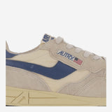 SNEAKERS REELWIND LOW IN NYLON E SUEDE WWLMUT27 SUEDENETECRUENSBLUE AUTRY 