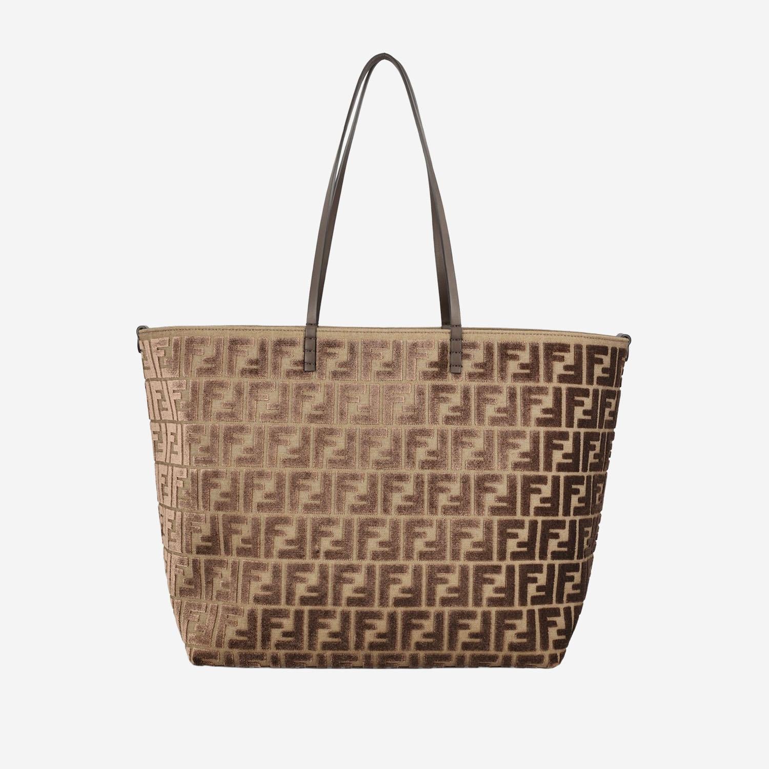 BORSA SHOPPING ROLL GRANDE CON MOTIVO FF 8BH425 AT14F0L1B FENDI 