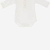 BODY IN COTONE CON COLLETTO RICAMATO BODY BEIGEROSA NICOLETTA FANNA KIDS 