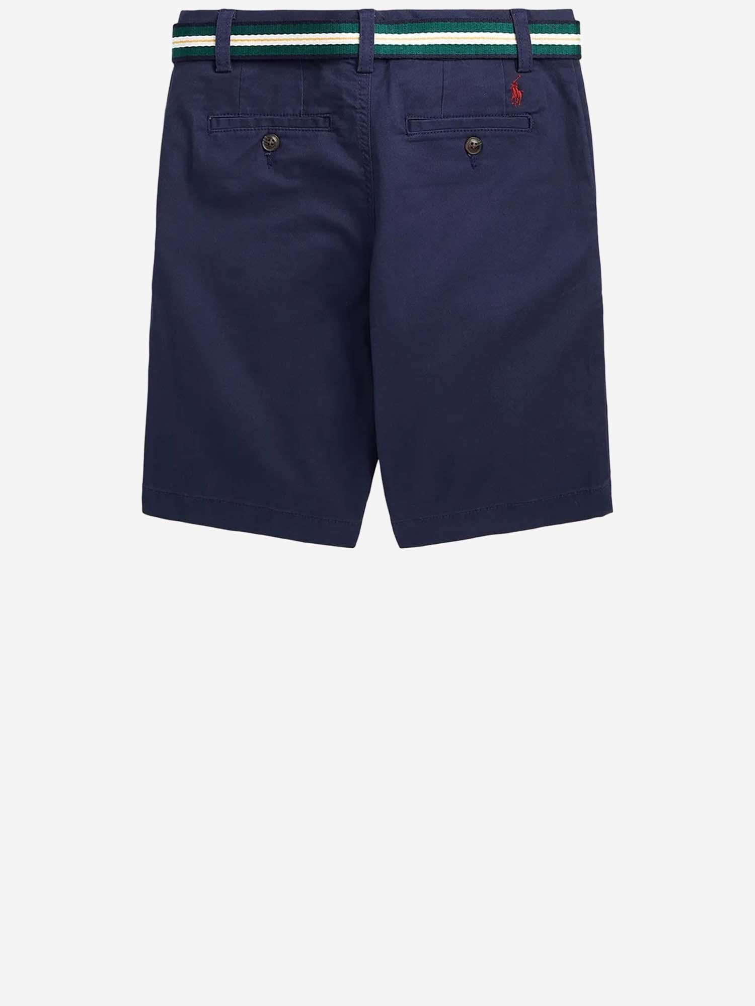 PANTALONI CORTI IN COTONE STRETCH 323863960 003 POLO RALPH LAUREN KIDS 