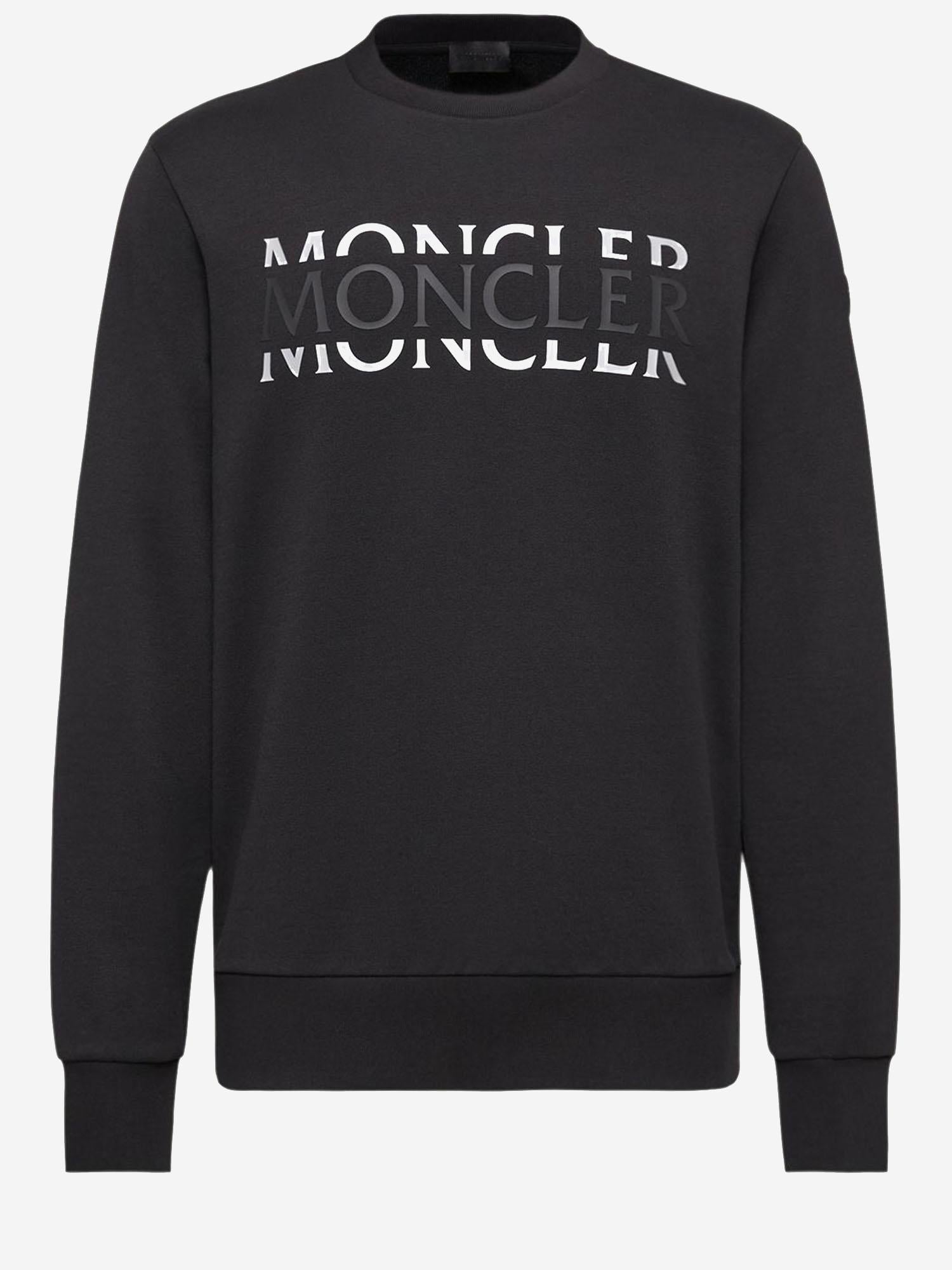 FELPA IN COTONE CON LOGO 8G00004 89AZY999 MONCLER 