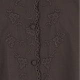 CAMICIA IN COTONE CON RICAMI FLOREALI 22237 512 THE.GARMENT 