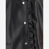 GILET LEA GALA IN PELLE J013 LEADARKBROWN NICCOLO PASQUALETTI 