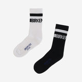 Calzini con logo lettering 1030803 BLACKWHITE BIRKENSTOCK 