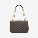 LOULOU LARGE IN PELLE DI AGNELLO TRAPUNTATA 803541 AAEAX1997 SAINT LAURENT 