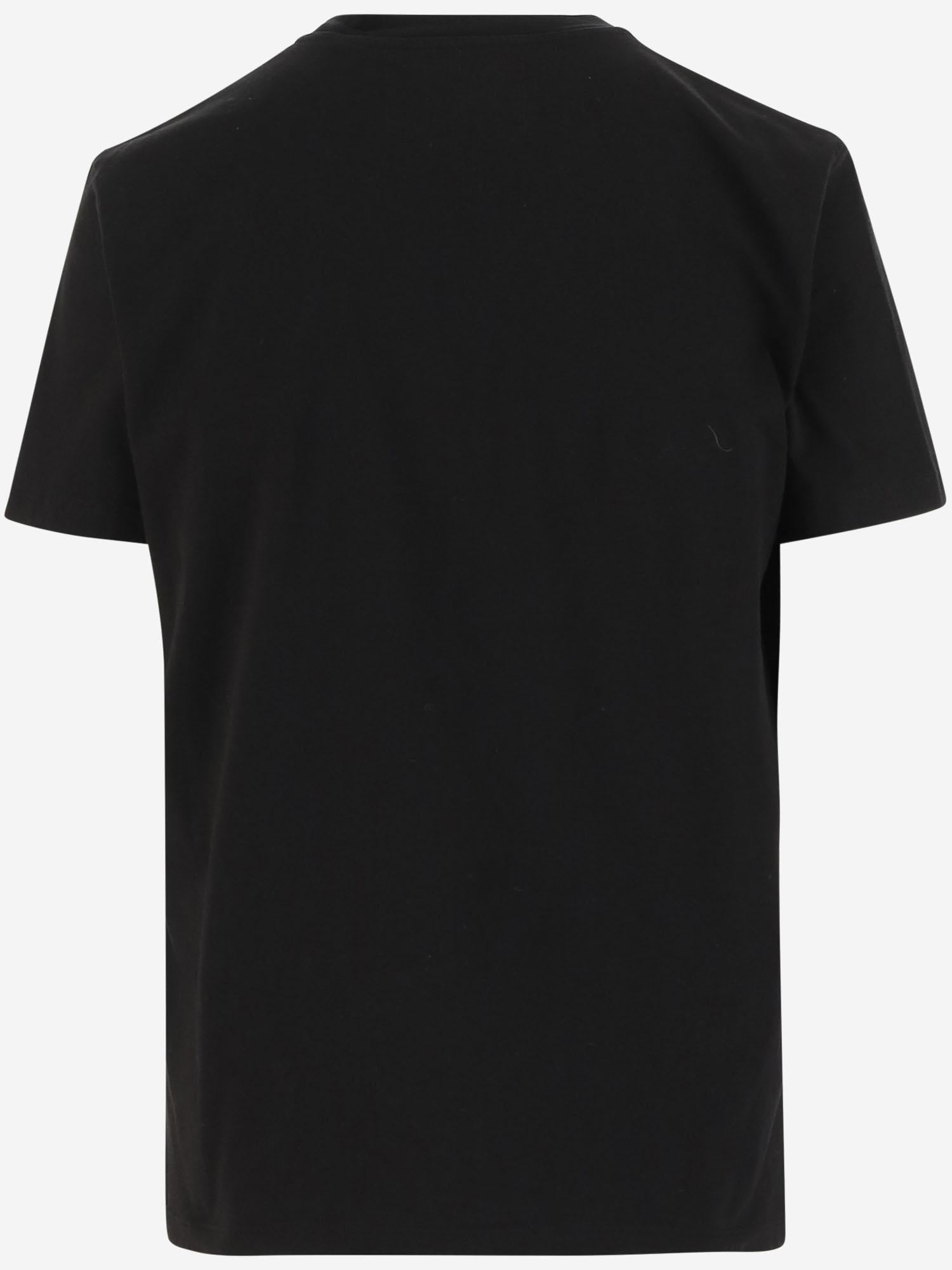T-SHIRT IN COTONE CON LOGO GWP01220 P00059390100 GOLDEN GOOSE 