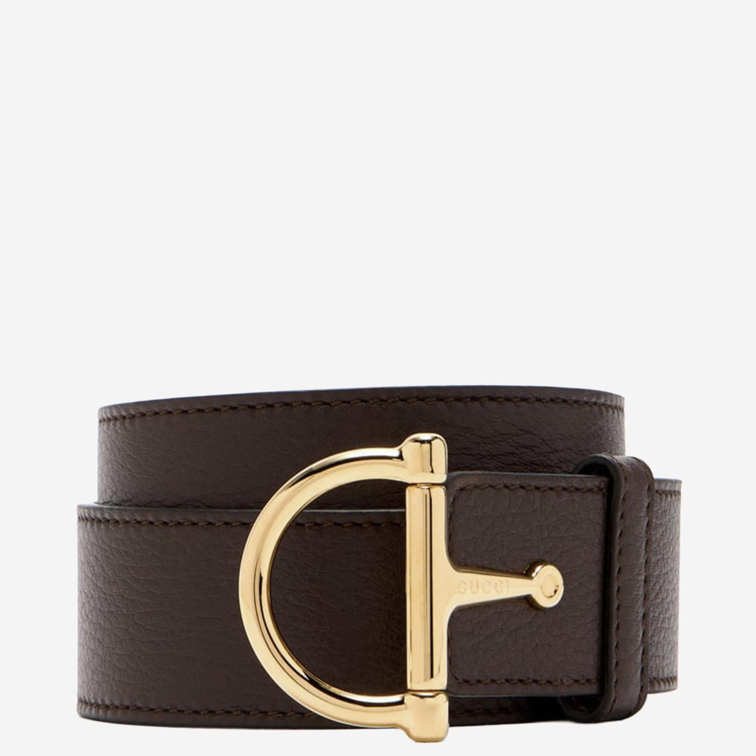 Cintura con fibbia mezzo Morsetto 836995 AAEAO2554 GUCCI 
