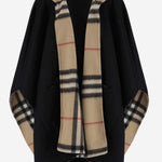 MANTELLA REVERSIBILE IN CASHMERE 8079201 BLACKARCHBCHK BURBERRY 