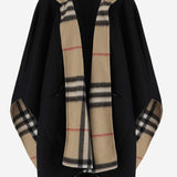 MANTELLA REVERSIBILE IN CASHMERE 8079201 BLACKARCHBCHK BURBERRY 
