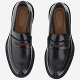 Mocassino in pelle con dettaglio Web 838136 AAEYD1060 GUCCI 