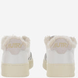 SNEAKERS LOW MEDALIST IN PELLE AULWWX01 WHTWHT AUTRY 