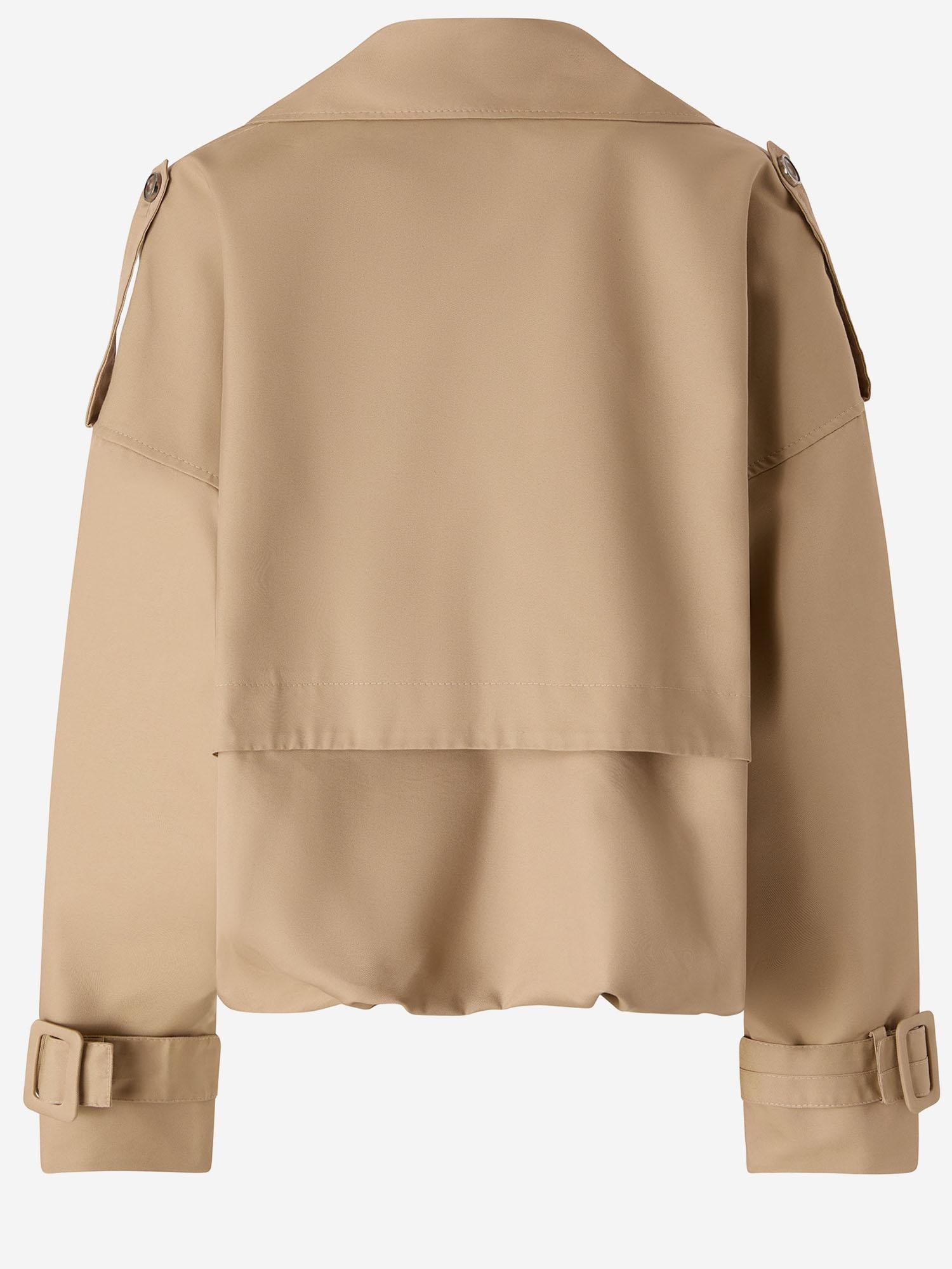 TRENCH CORTO DOPPIOPETTO IN MISTO COTONE 106325 A1PRD41 PINKO 