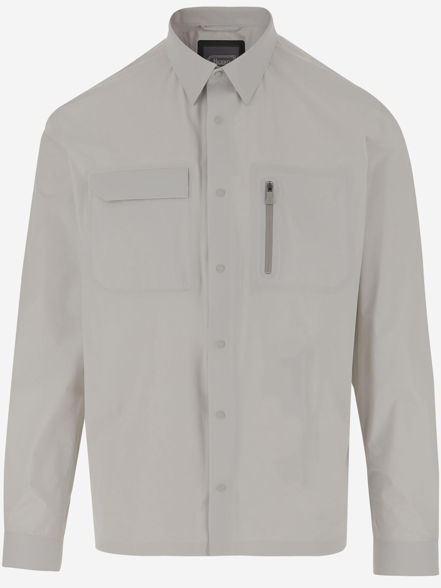 CAMICIA MAESTRO IN NYLON STRETCH CM000004U 12691Z1250 HERNO 