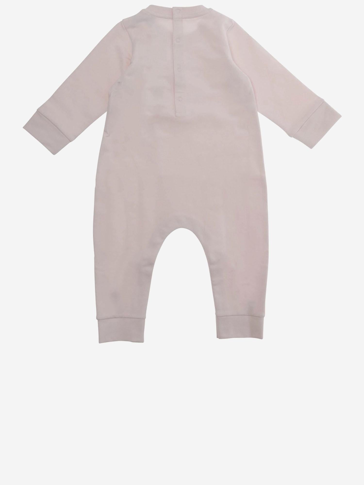 TUTINA IN COTONE STRETCH CON LOGO 8L0000489B9Y 503 MONCLER ENFANTS 
