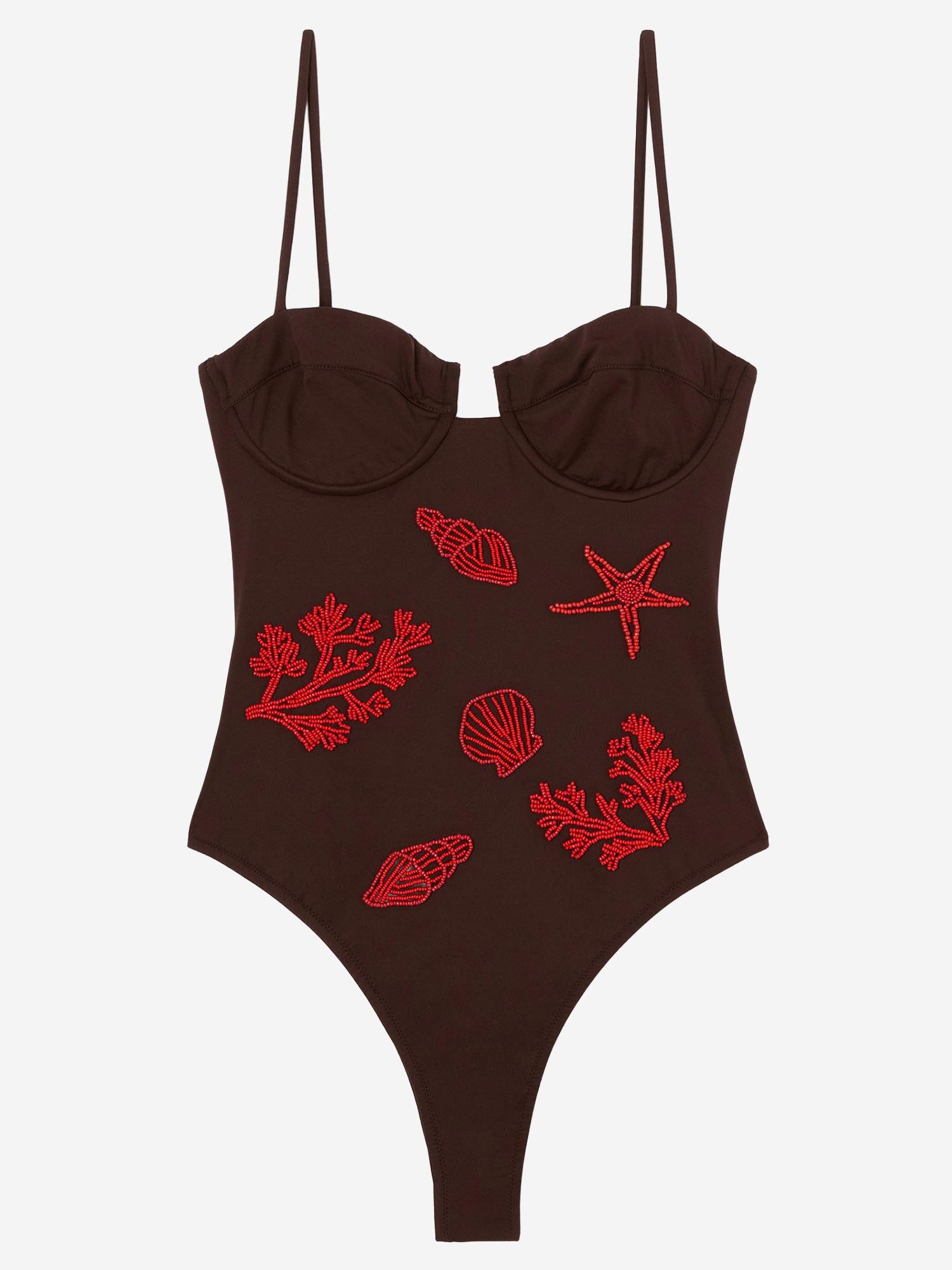 COSTUME INTERO CON RICAMI MARINI MEDE002 08586L MC2 SAINT BARTH 