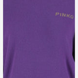 MAGLIONE IN LANA E CASHMERE CON LOGO 105561 A2SIYC6 PINKO 