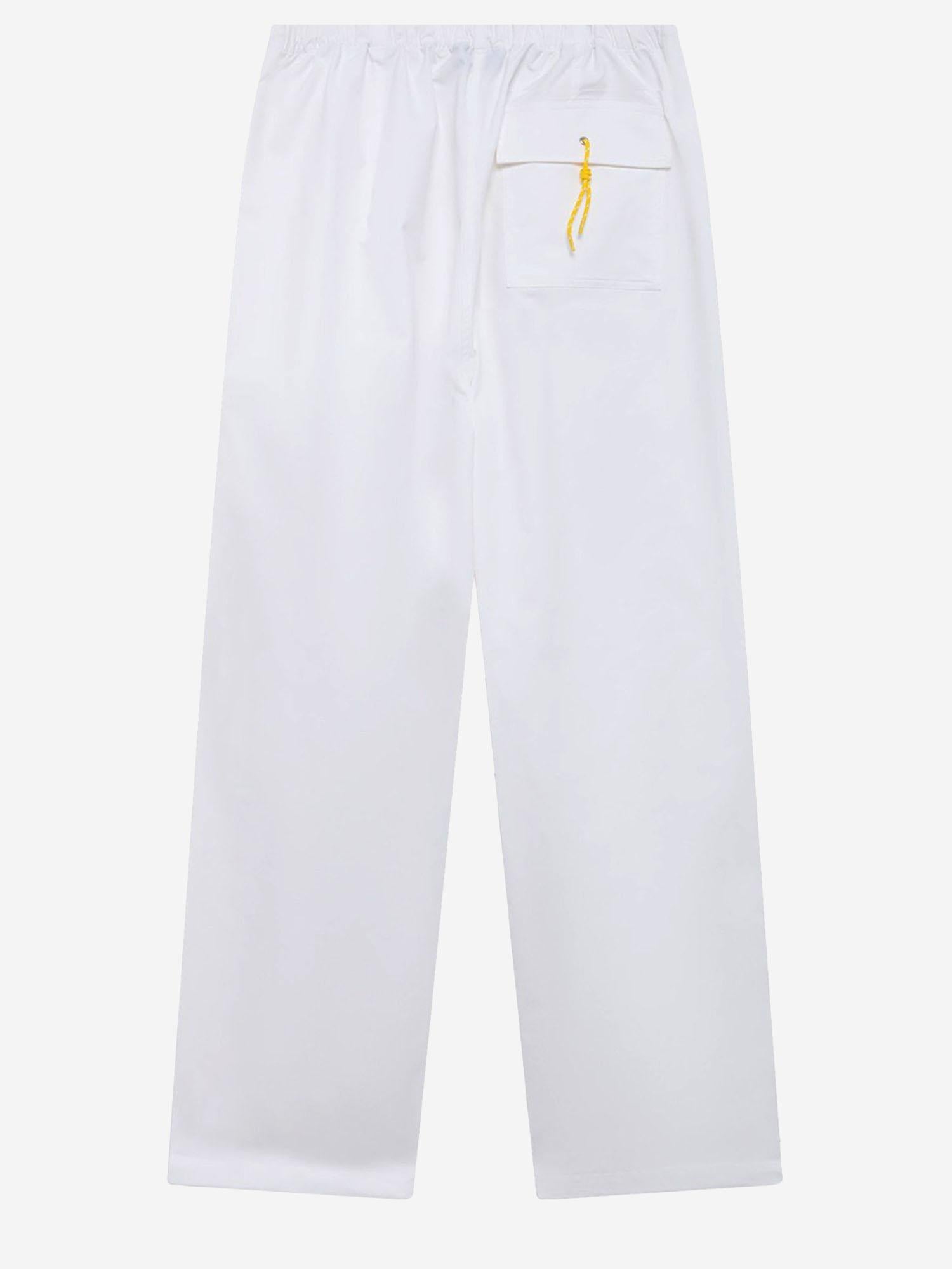 PANTALONI IN NYLON CON LOGO PAPX019W NYLONWHITE AUTRY 