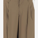 PANTALONI DIANA IN COTONE<BR/> WTR47 FAC780082 DARKPARK 