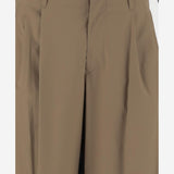PANTALONI DIANA IN COTONE<BR/> WTR47 FAC780082 DARKPARK 