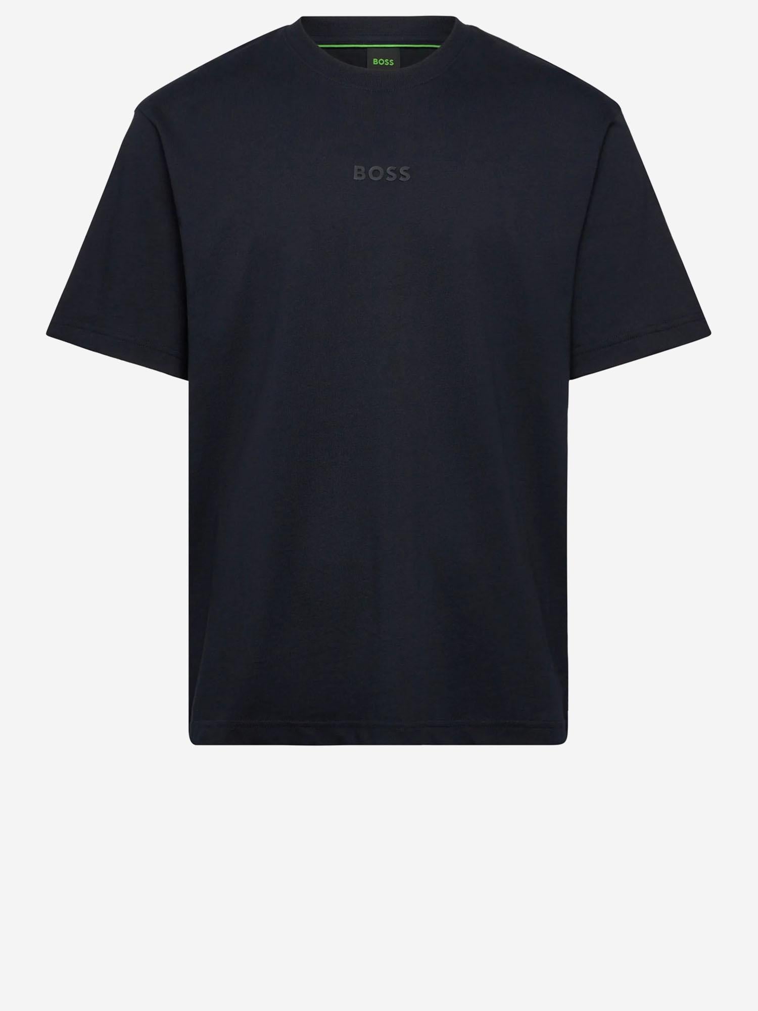 T-SHIRT IN COTONE CON LOGO 50519368 402 HUGO BOSS 