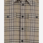 CAMICIA IN LANA CON MOTIVO CHECK 8101682 BEACHLINDENCHECK BURBERRY 
