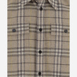 CAMICIA IN LANA CON MOTIVO CHECK 8101682 BEACHLINDENCHECK BURBERRY 