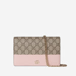 PORTAFOGLIO GG MARMONT BICOLORE CON CATENA 497985 AAFXM5743 GUCCI 