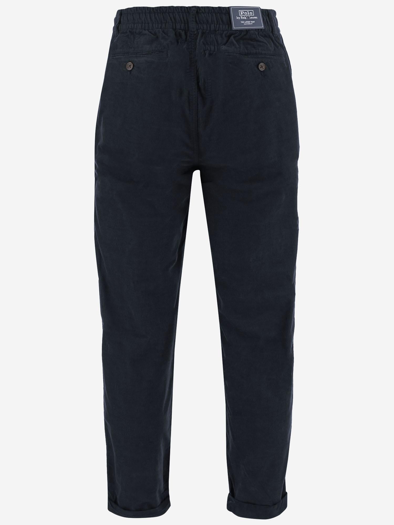 PANTALONI IN VELLUTO DI COTONE STRETCH 710929457 003 POLO RALPH LAUREN 